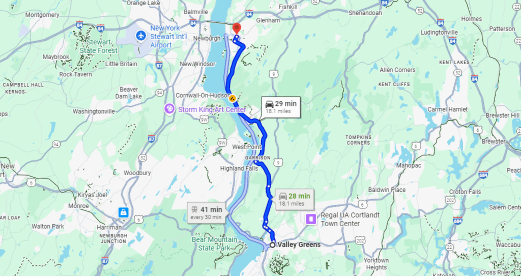 Dispensary to Beacon, NY